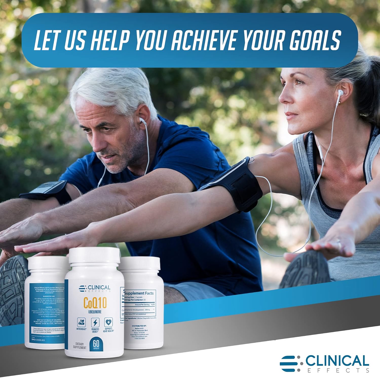 CoQ10 Supplement 200mg - 30 Day Supply - Heart Health, Cognitive Function, Energy - Ubiquinone Antioxidant - Made in USA