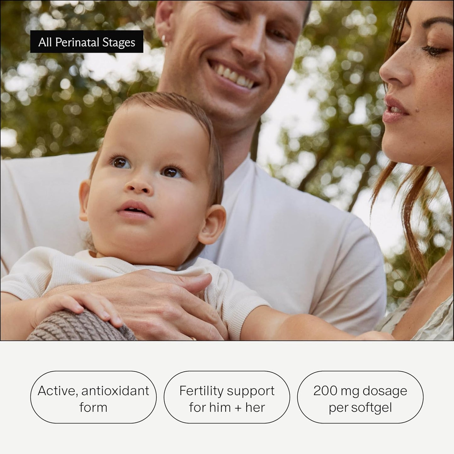 CoQ10 Ubiquinol 200mg Softgels for Enhanced Cellular Energy & Antioxidant Support, Preconception Health Supplement for Women and Men, Non-GMO - 30 Count