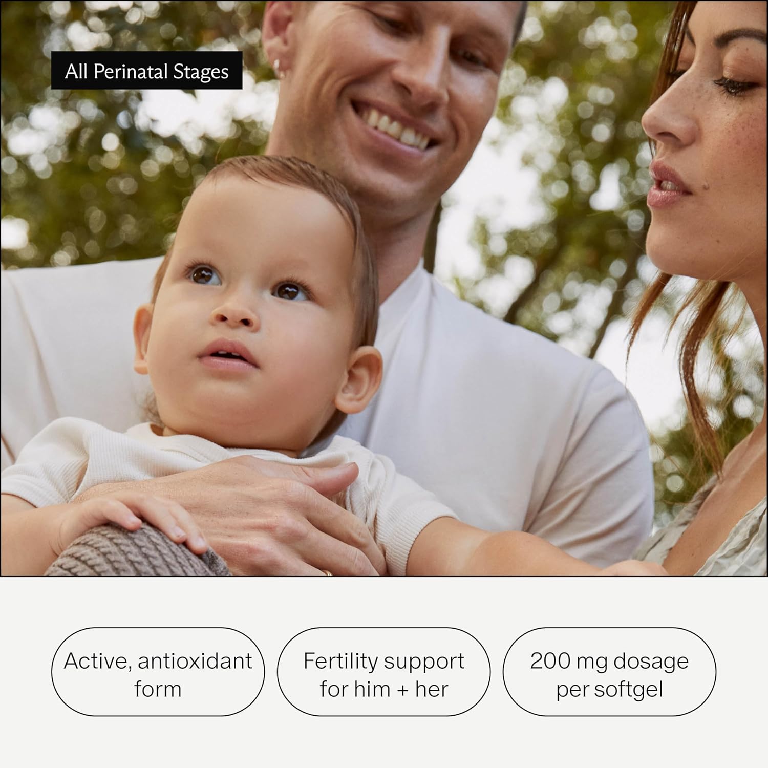 CoQ10 Ubiquinol 200mg Softgels for Enhanced Cellular Energy & Antioxidant Support, Preconception Health Supplement for Women and Men, Non-GMO - 30 Count