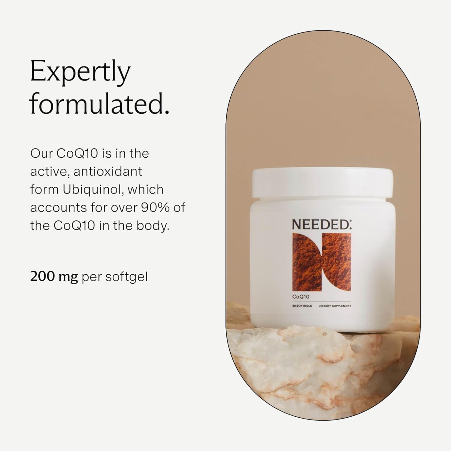 CoQ10 Ubiquinol 200mg Softgels for Enhanced Cellular Energy & Antioxidant Support, Preconception Health Supplement for Women and Men, Non-GMO - 30 Count