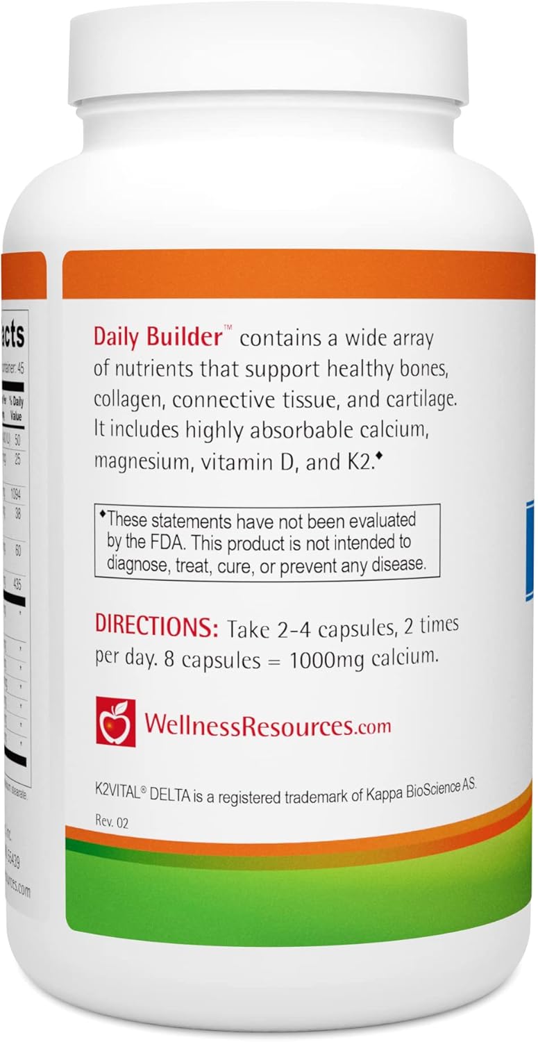 Coral Calcium, MCHC, Boron, Vitamin D Daily Wellness Support - 180 Capsules