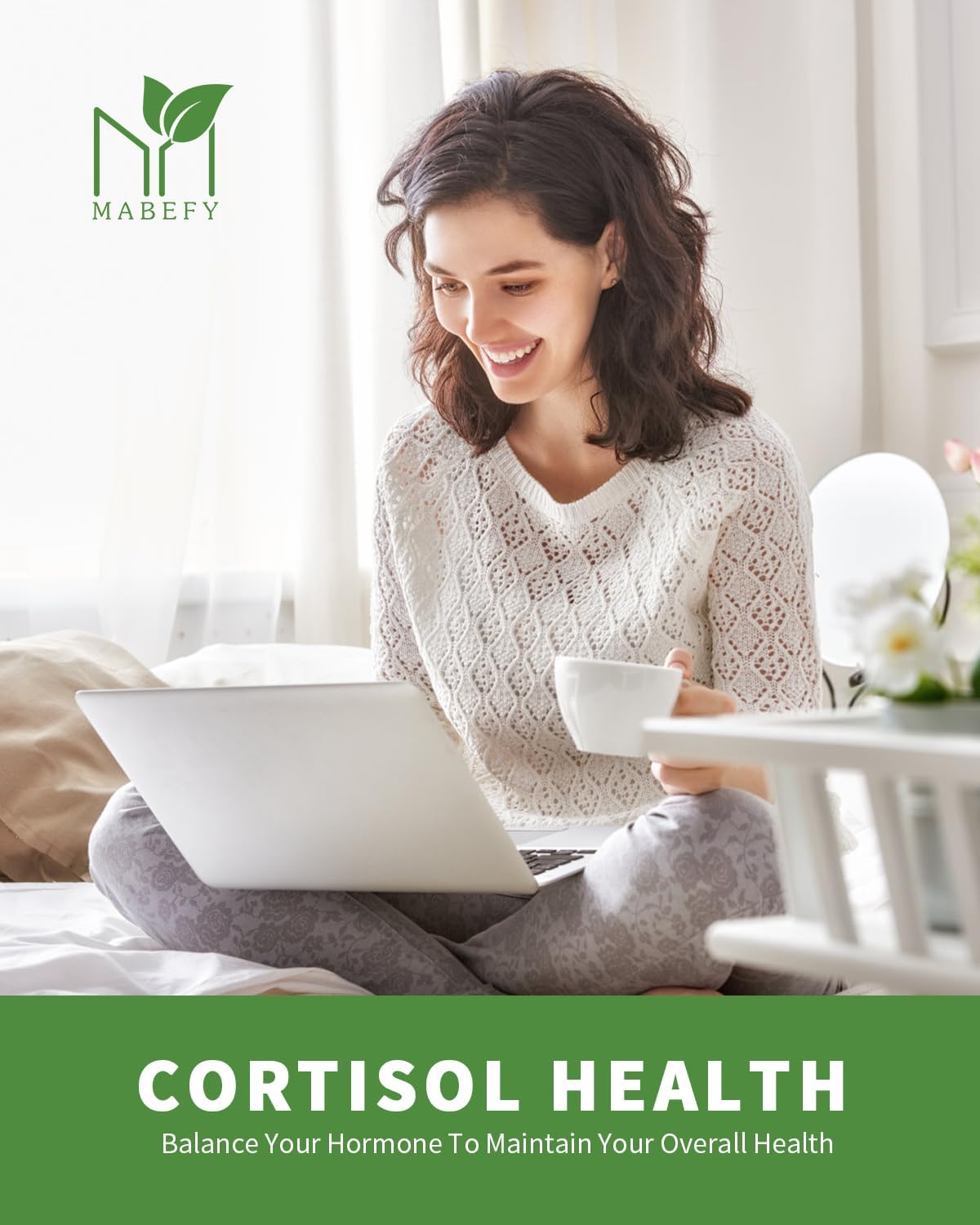 Cortisol Manager Supplement with Ashwagandha & Magnesium - Stress Relief & Cortisol Health - 60 Capsules