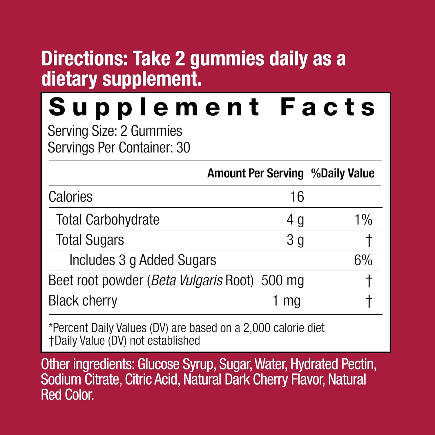 COUNTRY FARMS Bountiful Beets Gummies: Natural Energy Boost, Circulation Support, Nitric Oxide Supplement, 120 Count (2 Pack)