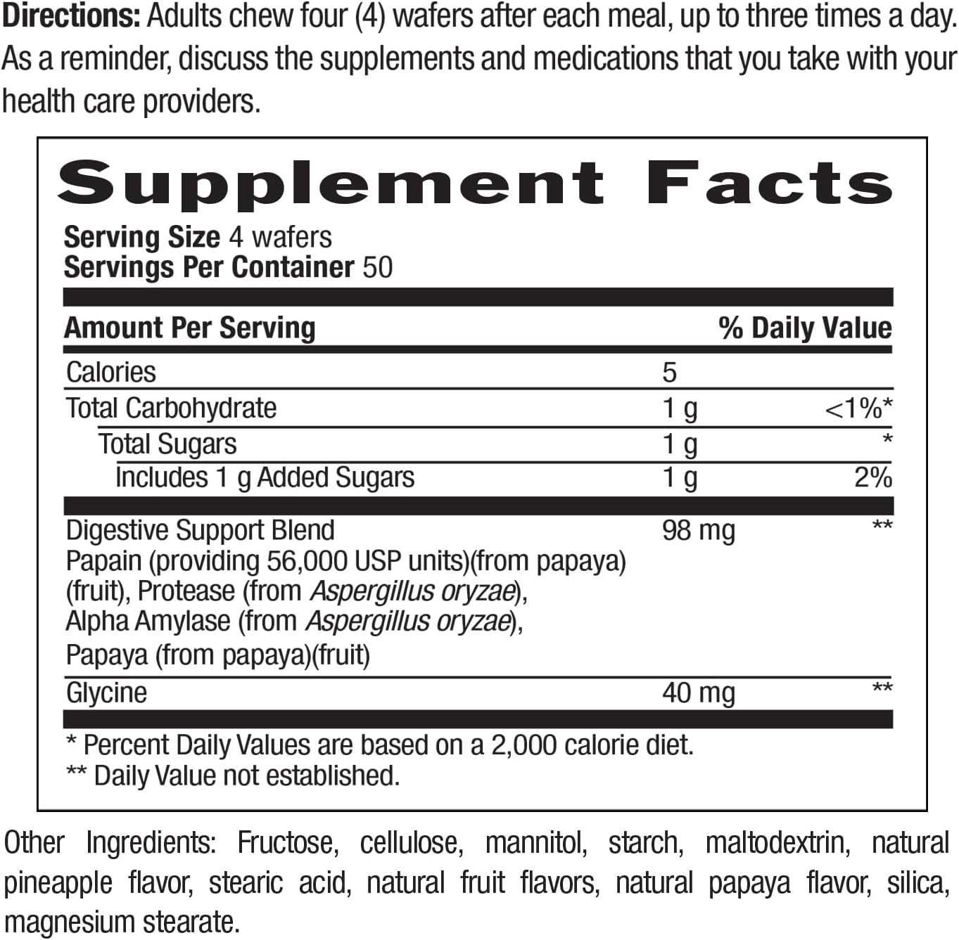 Country Life Papaya Enzymes for Digestive Health and Nutrient Absorption - 200 ct