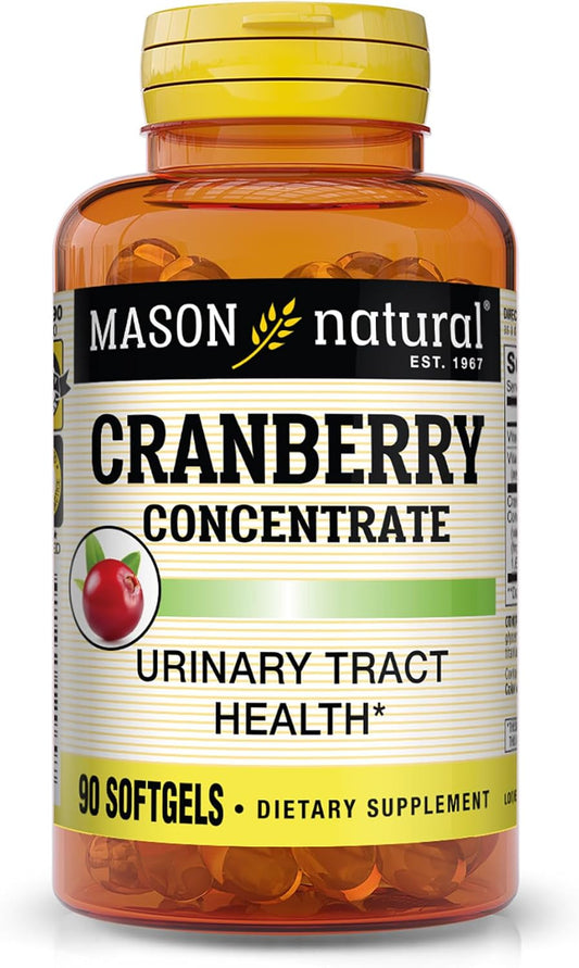 Cranberry 12:1 Concentrate Capsules with Vitamin C & E for Immune & Urinary Health - 90 Count