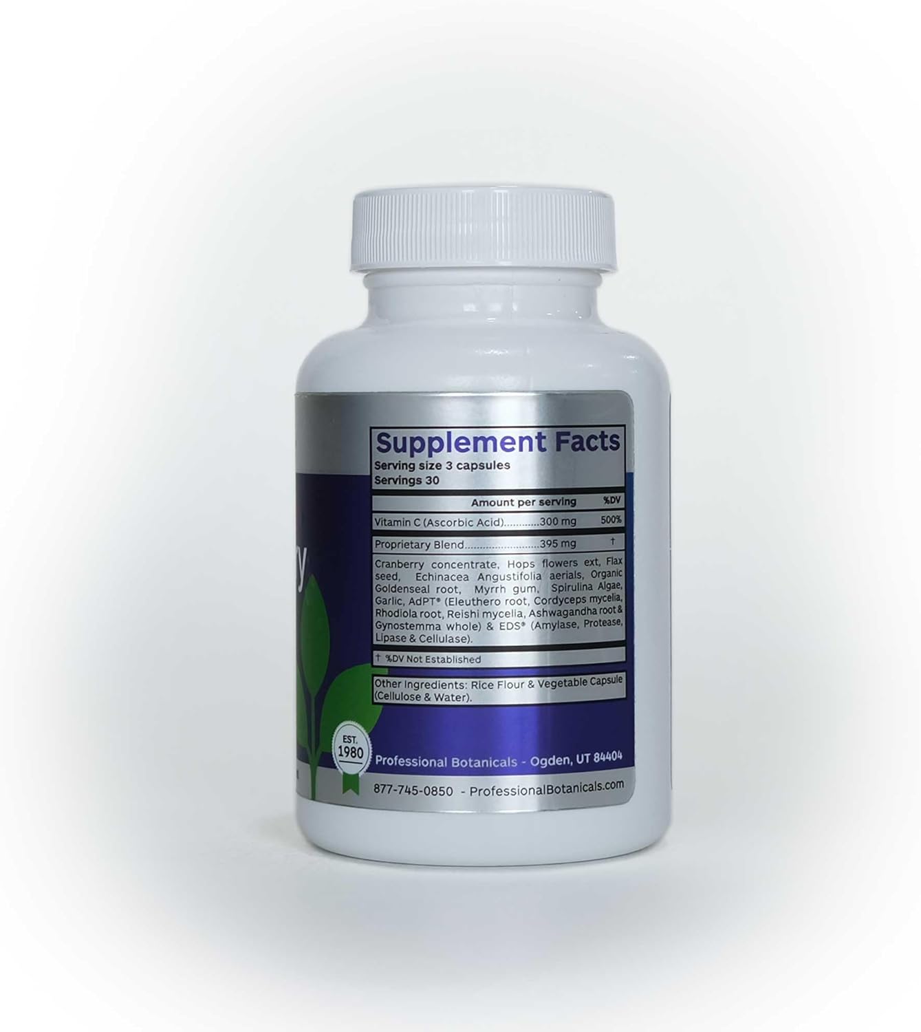 Cranberry Complex Capsules - 60 Count for Urinary and Immune Health