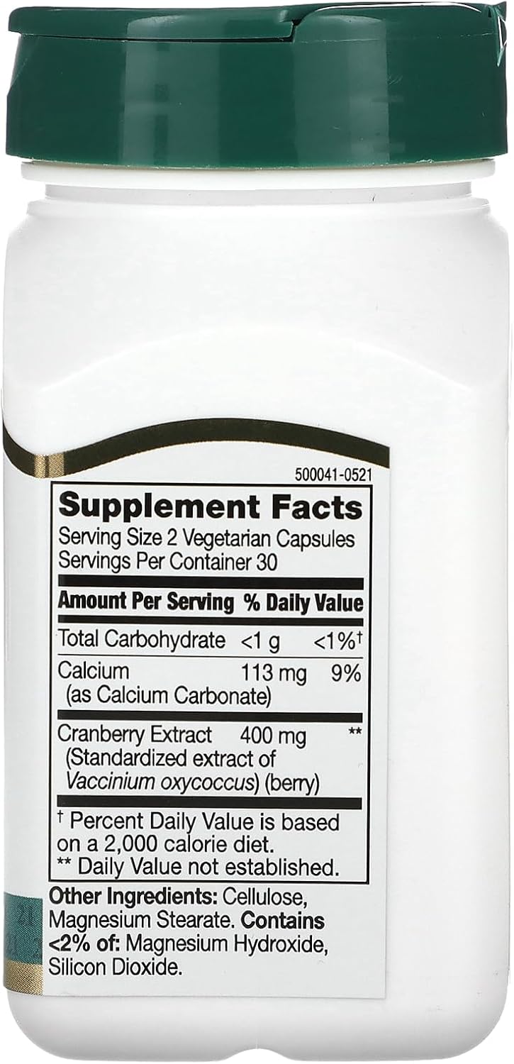 Cranberry Extract Capsules - 400mg, 60 Vegetarian Capsules for Modern Health