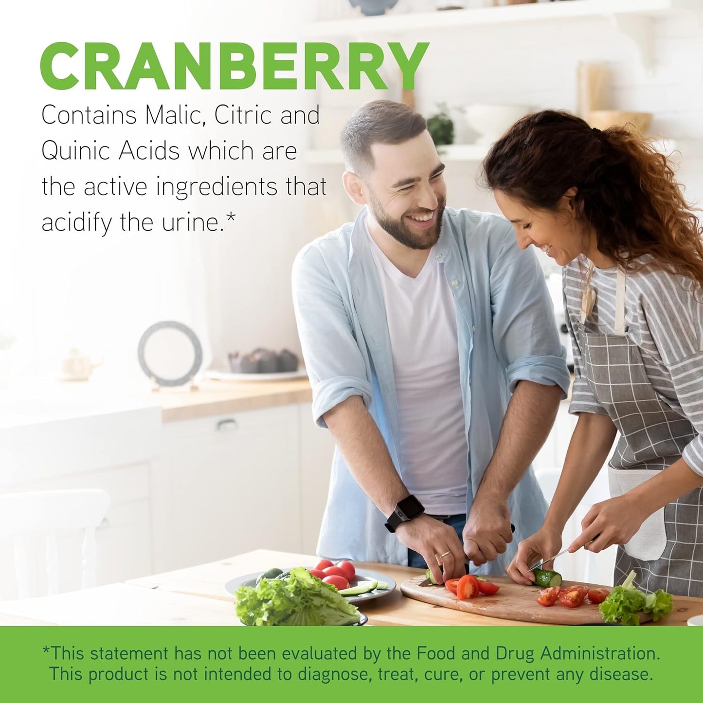 Cranberry Extract Capsules for Urinary Tract Health Support - Vegetarian & Gluten-Free - 60 Count