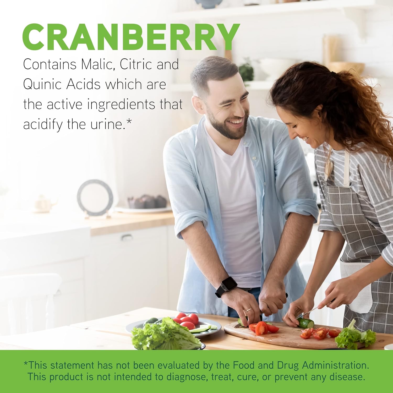 Cranberry Extract Capsules for Urinary Tract Health Support - Vegetarian & Gluten-Free - 60 Count