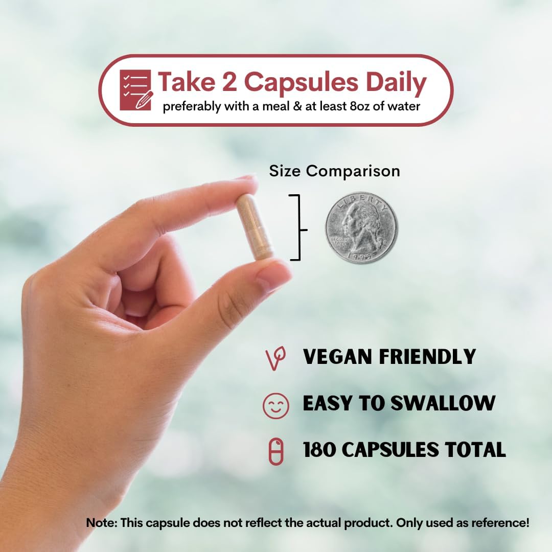 Cranberry Extract Pills with 25% Proanthocyanidins & Vitamin C - 180 Capsules for Urinary Tract, Skin & Immune Support - Non-GMO, Gluten-Free