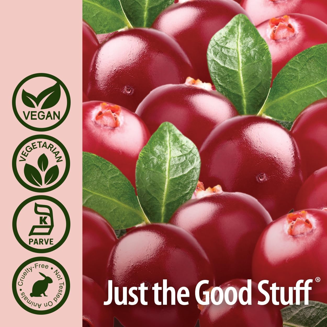 Cranberry Fruit Dietary Supplement for Healthy Urinary Tract & Immune System - Vegetarian, Kosher, Vegan - 180 Capsules