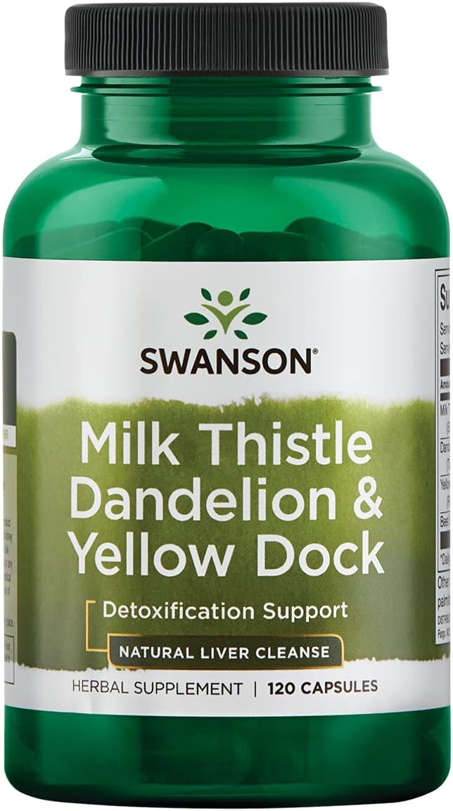 Cranberry Supplement Milk Thistle, Dandelion & Yellow Dock Cleanse Essentials Bundle by Swanson