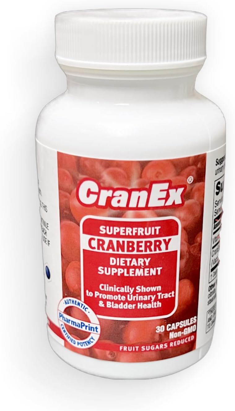CranEx PharmaPrint - 30ct Superfruit Cranberry Extract Supplement
