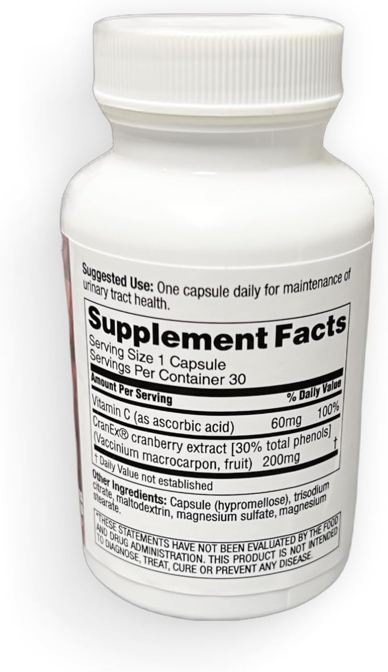 CranEx PharmaPrint - 30ct Superfruit Cranberry Extract Supplement