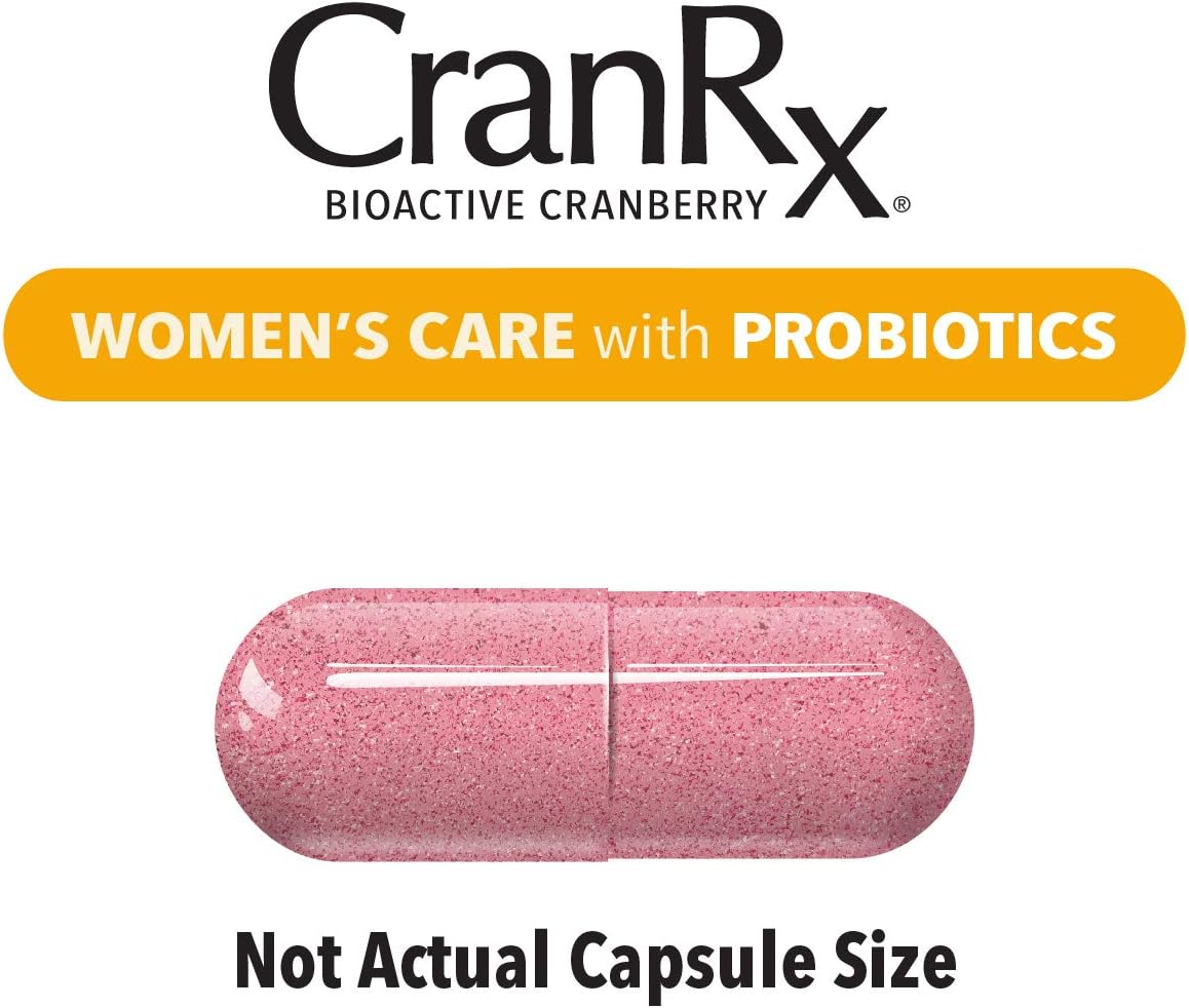 CranRx Bioactive Cranberry with Probiotics for Urinary Health - 60 Capsules
