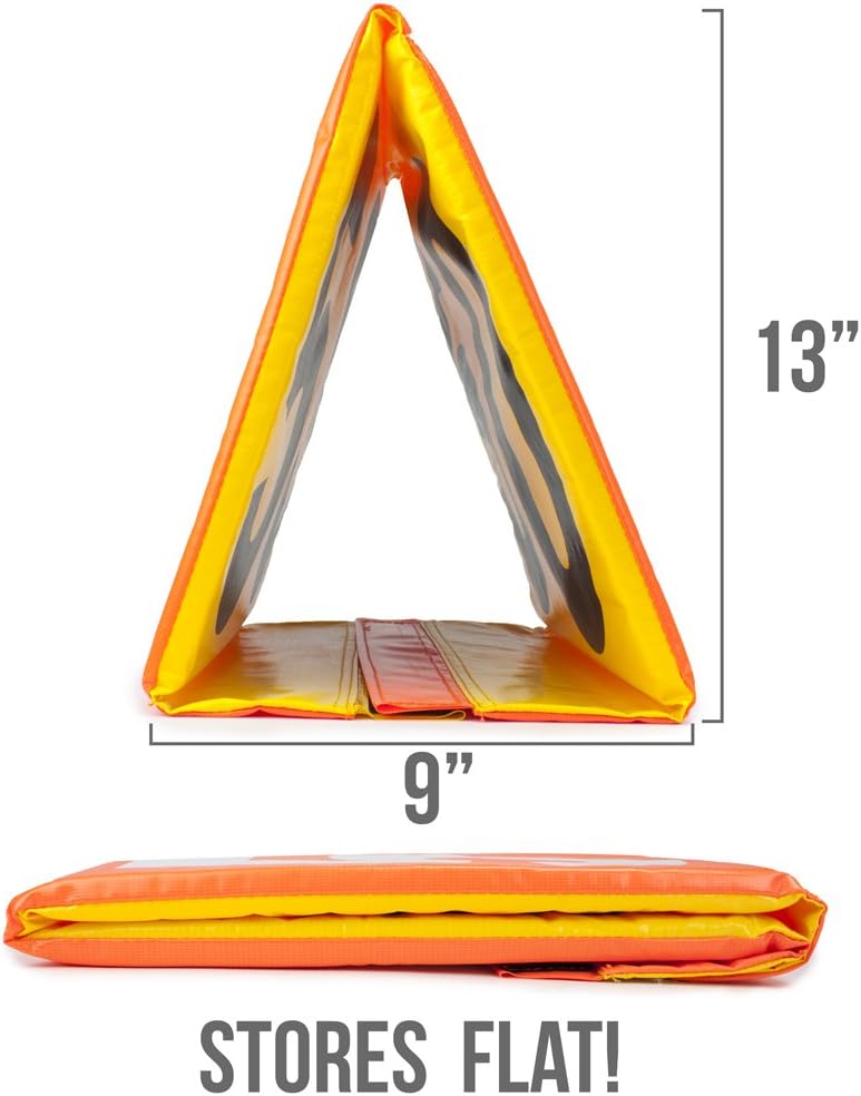 Crown Sporting Goods Day & Night Football Yard Markers - Complete Set of 11
