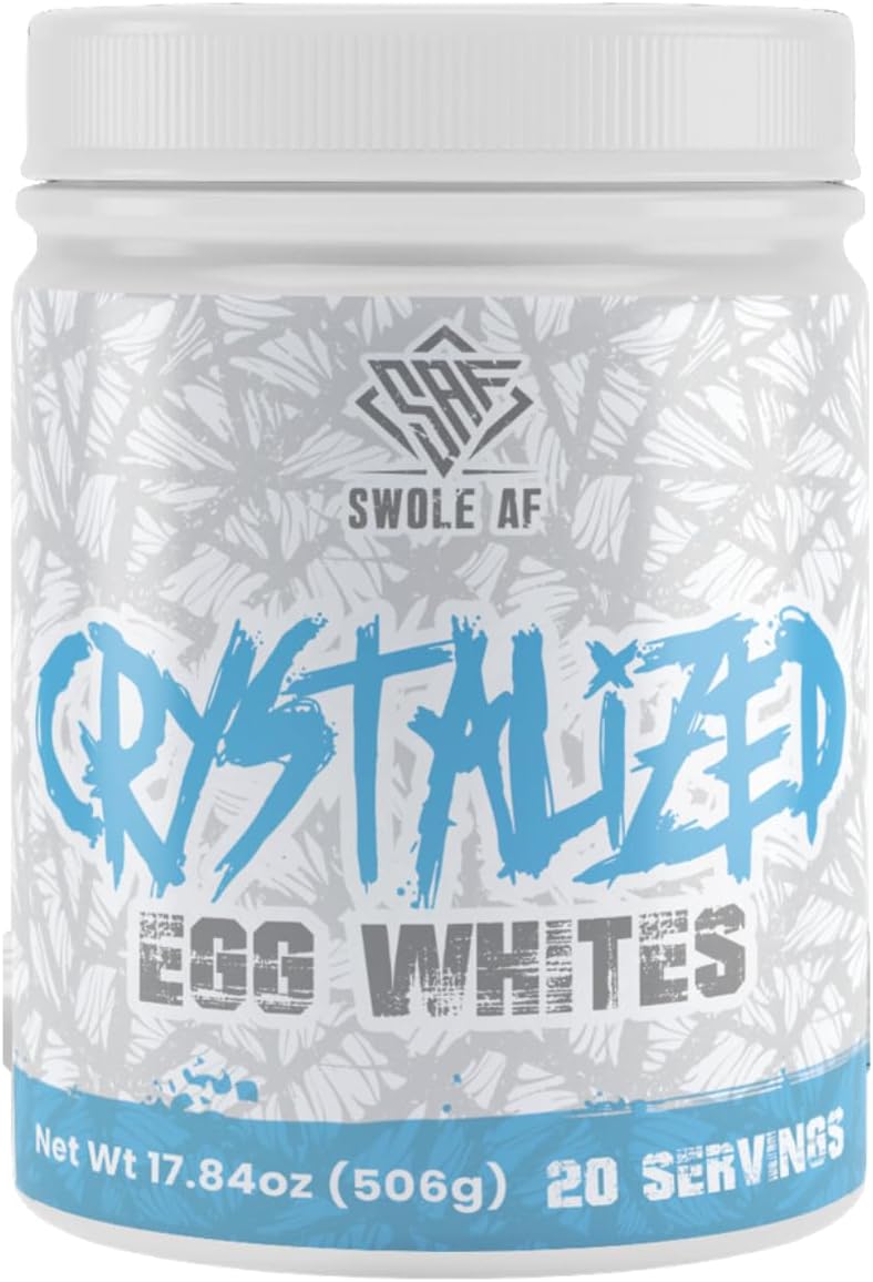 Crystalized Egg Whites: Protein-Rich Drink Mix for Lean Muscle Growth & Immune Function Boost