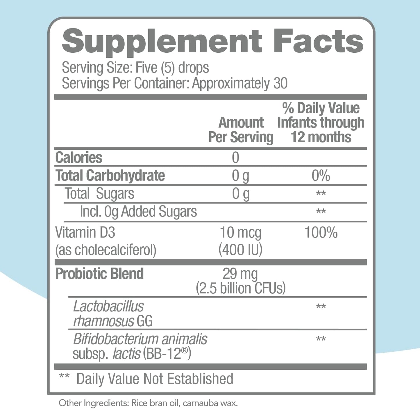 Culturelle Baby Immune & Digestive Support Probiotic Drops with Vitamin D, 30 Days Supply + Kids Probiotic Fiber Packets, 24 Count