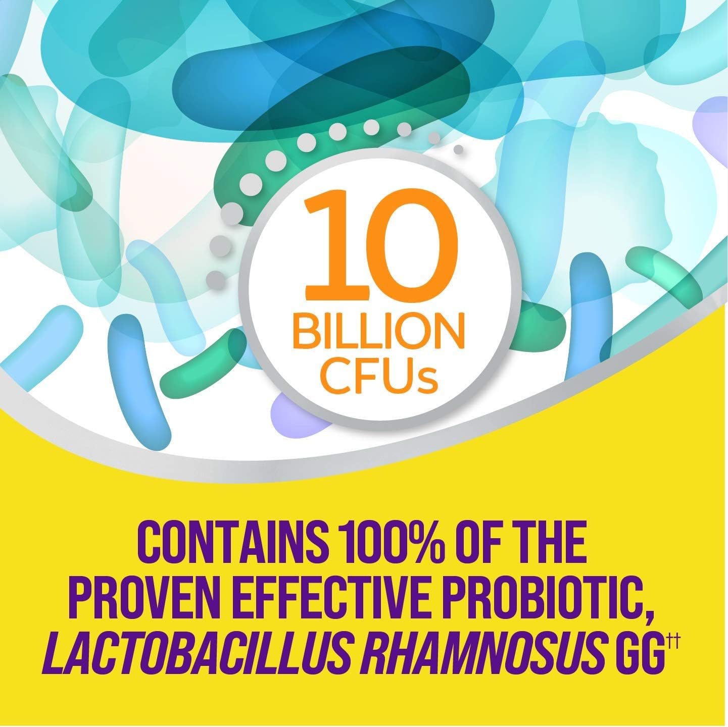 Culturelle Digestive Health Probiotic Chewables - Clinically Studied Strain, 10 Billion CFUs, Supports Digestive Issues - 24 Count