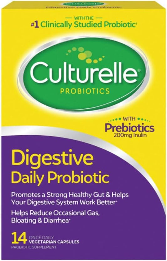 Culturelle Probiotics for Digestive Health - 14 Capsules to Support Gut Health