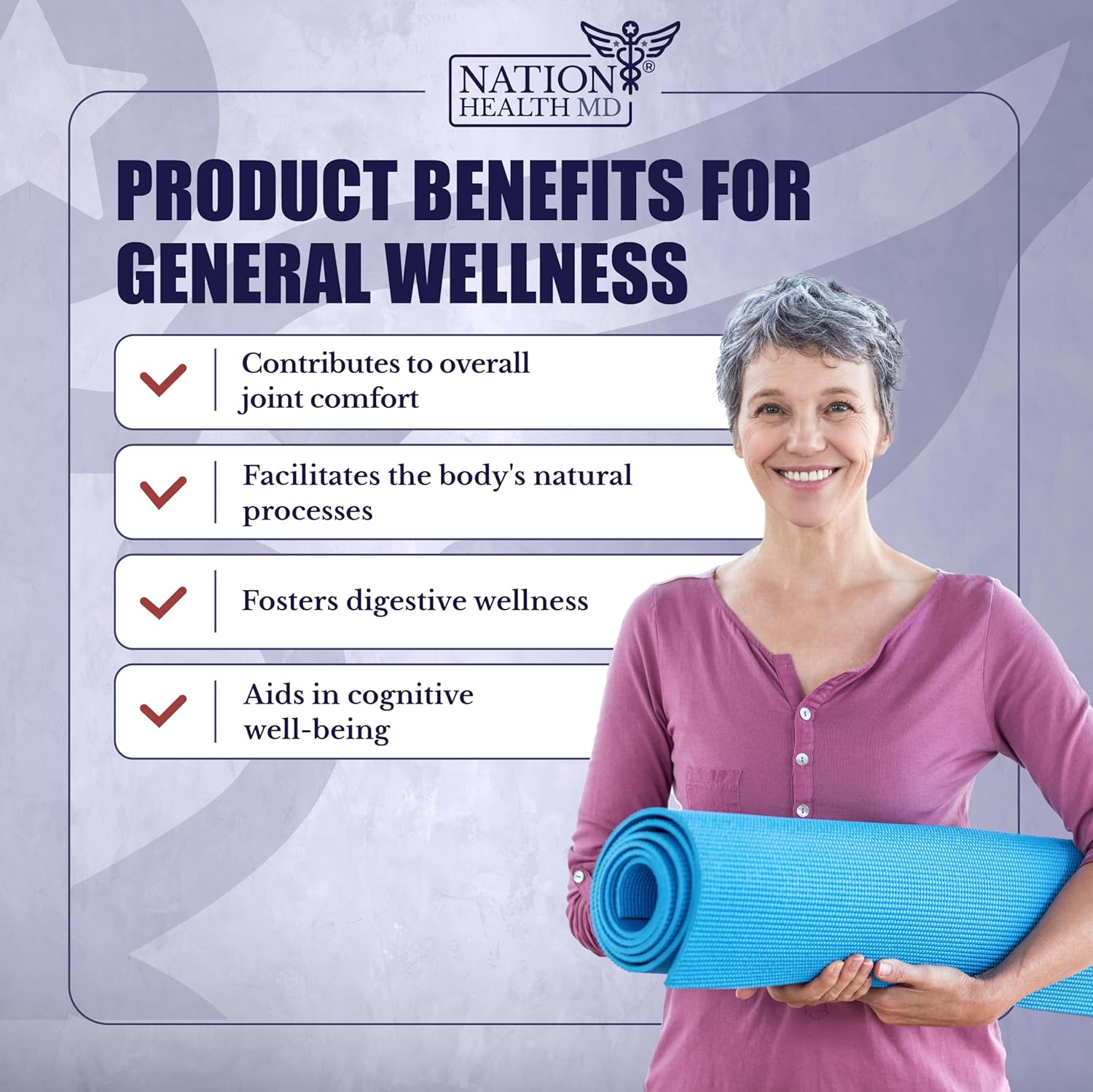 Curcumin Extract Supplement by NATION HEALTH MD - Promotes Health and Wellness