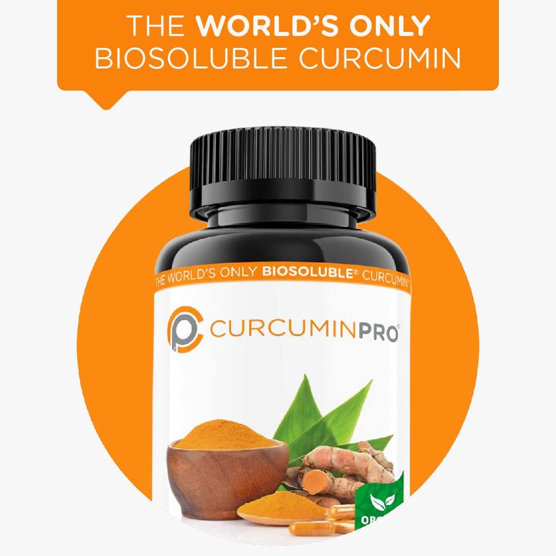 CurcuminPro Complete Capsules - Guaranteed Relief with Protein-Powered Formulation for Increased Absorption (60 Count)