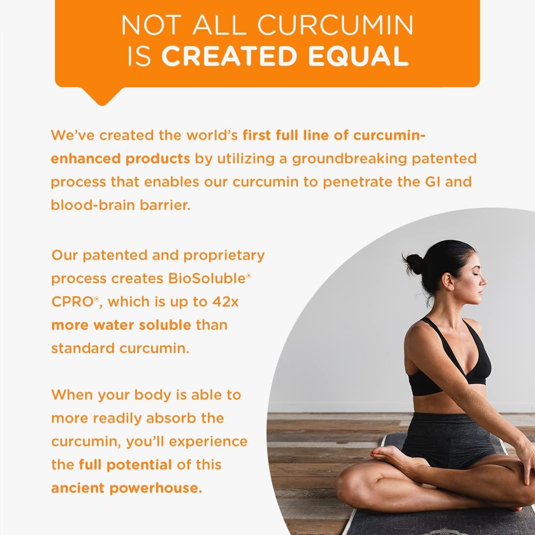 CurcuminPro Complete Capsules - Guaranteed Relief with Protein-Powered Formulation for Increased Absorption (60 Count)