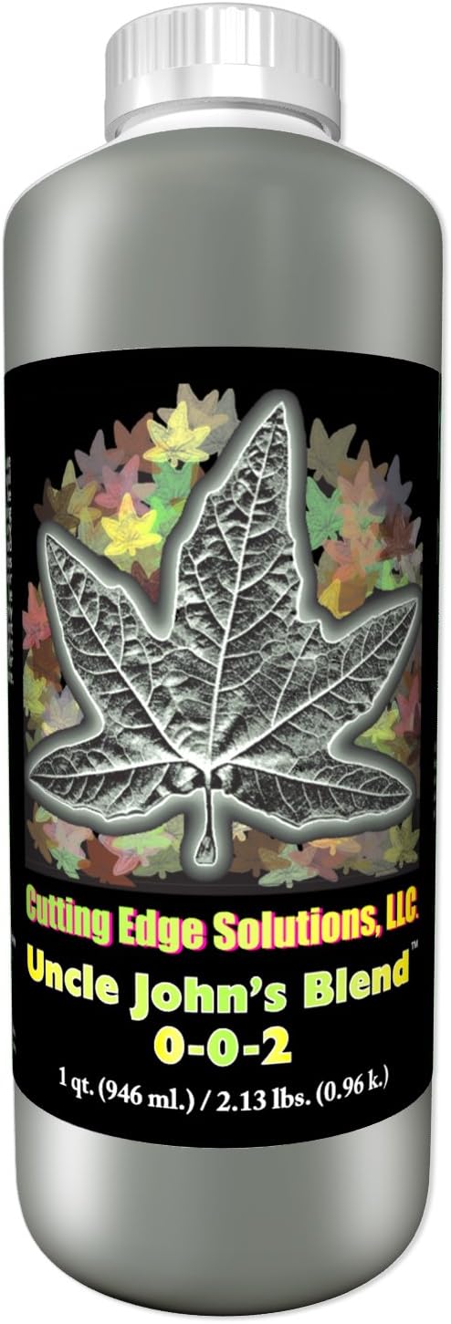 Cutting Edge Solutions UJB:2602 Uncle John's Blend 1-Quart Growing Additive - Black Color