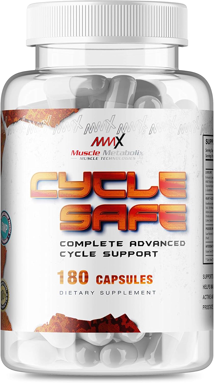 Cycle Support Supplement for Men | Liver & Organ Defense | Prostate & Antioxidant Support | Grape Seed Extract | 180 Capsules