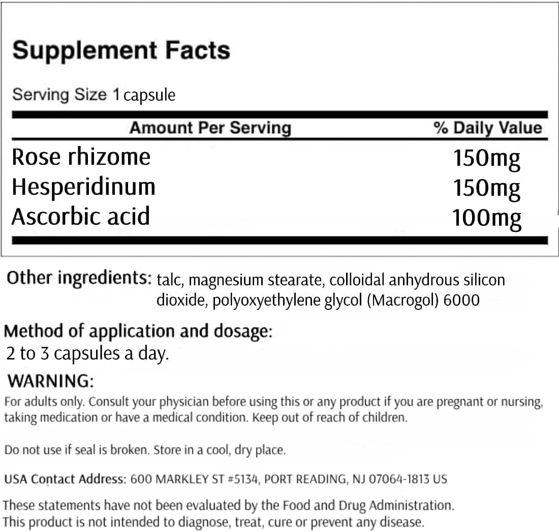 Cyclo3 Fort 60 Capsules - White, Natural Circulation Support Supplement