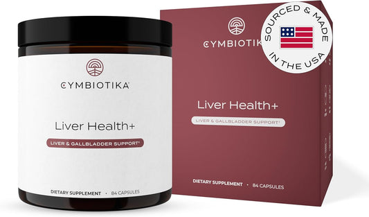 CYMBIOTIKA Liver Support Supplement - Vitamins & Herbs for Health, Cleanse, Repair - Boosts Metabolism, Digestion - Gluten Free, Vegan, Plant Based, Non GMO - 84 Capsules, 28 Servings