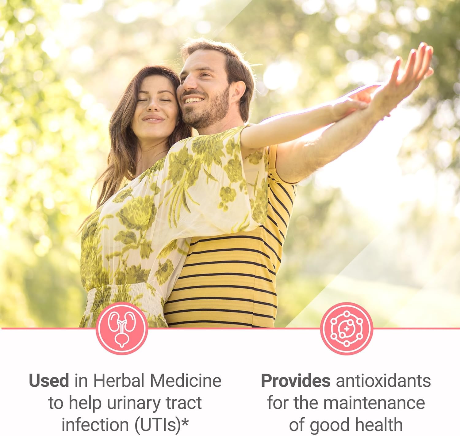 D-Mannose 500mg Capsules with Cranberry Extract for Urinary & Bladder Support - 60 Vegan Pills