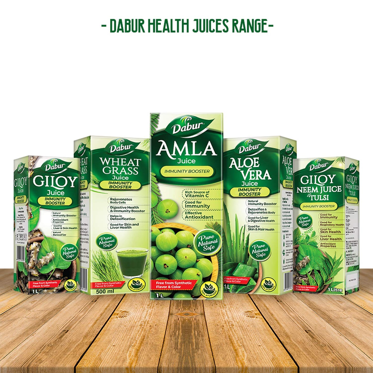 Dabur Giloy Juice: 1 Liter Immunity Booster with Antioxidants