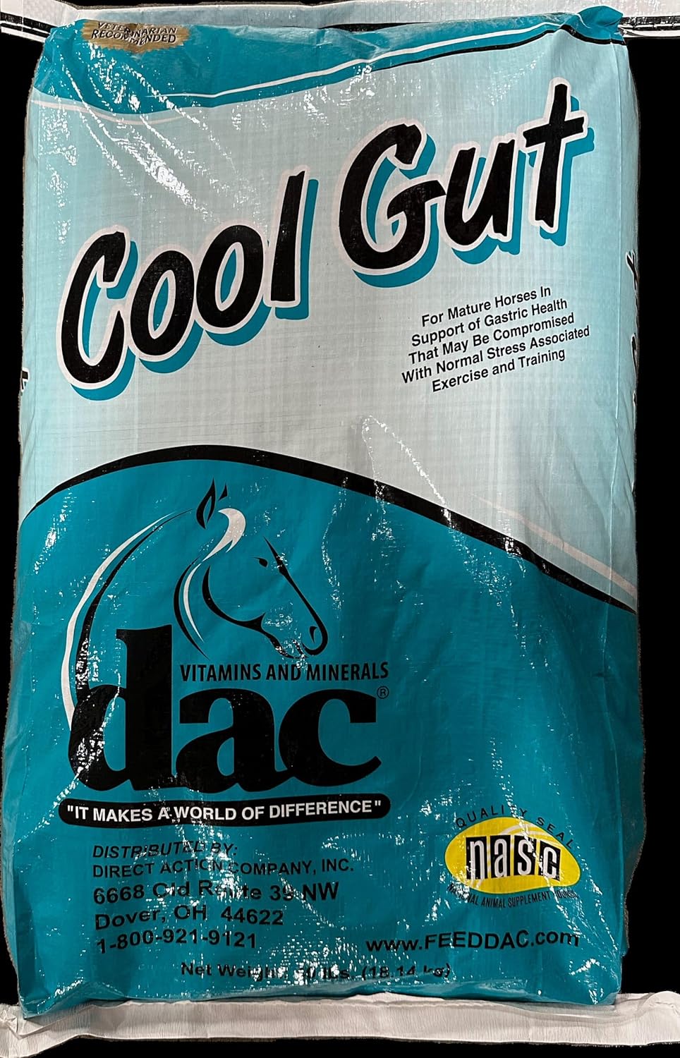 DAC Cool Gut 40 lb - Vitamin and Mineral Supplement for Gut Support
