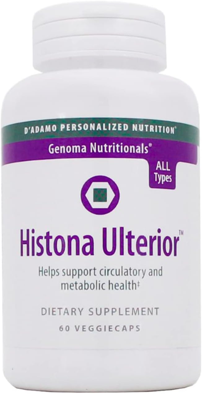 D'Adamo Personalized Nutrition Histona Ulterior 60 Vcaps - Antioxidant Support for Overall Health and Wellness