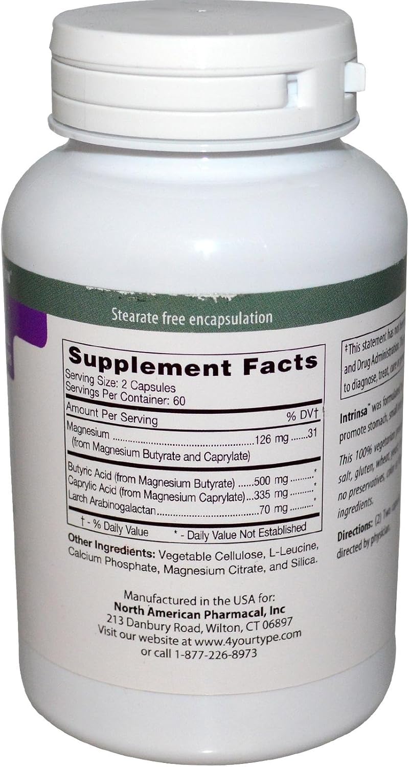 D'Adamo Personalized Nutrition Intrinsa 120 Vegetarian Capsules