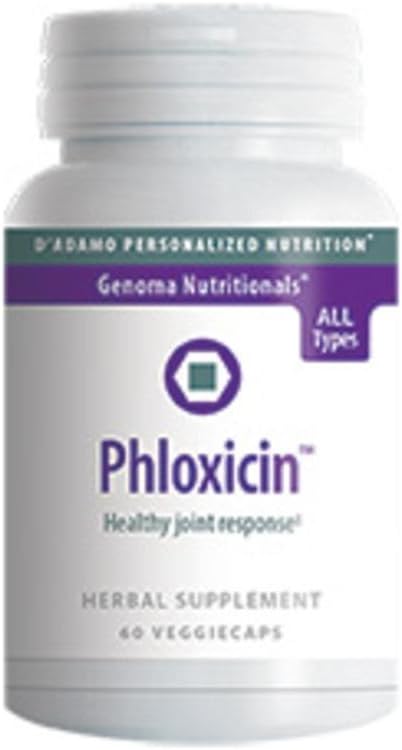 D'Adamo Phloxicin Supplement, 60 Capsules for Personalized Nutrition