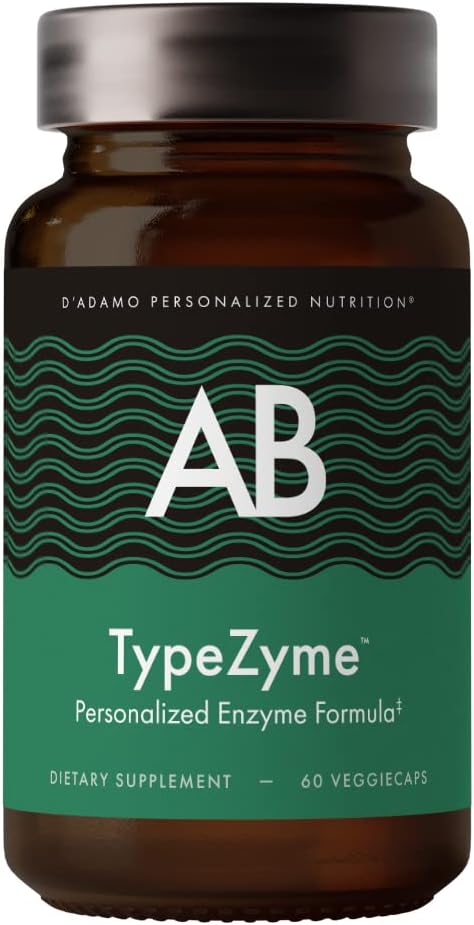 D'Adamo TypeZyme Digestive Enzyme for Blood Type AB - Personalized Nutrition