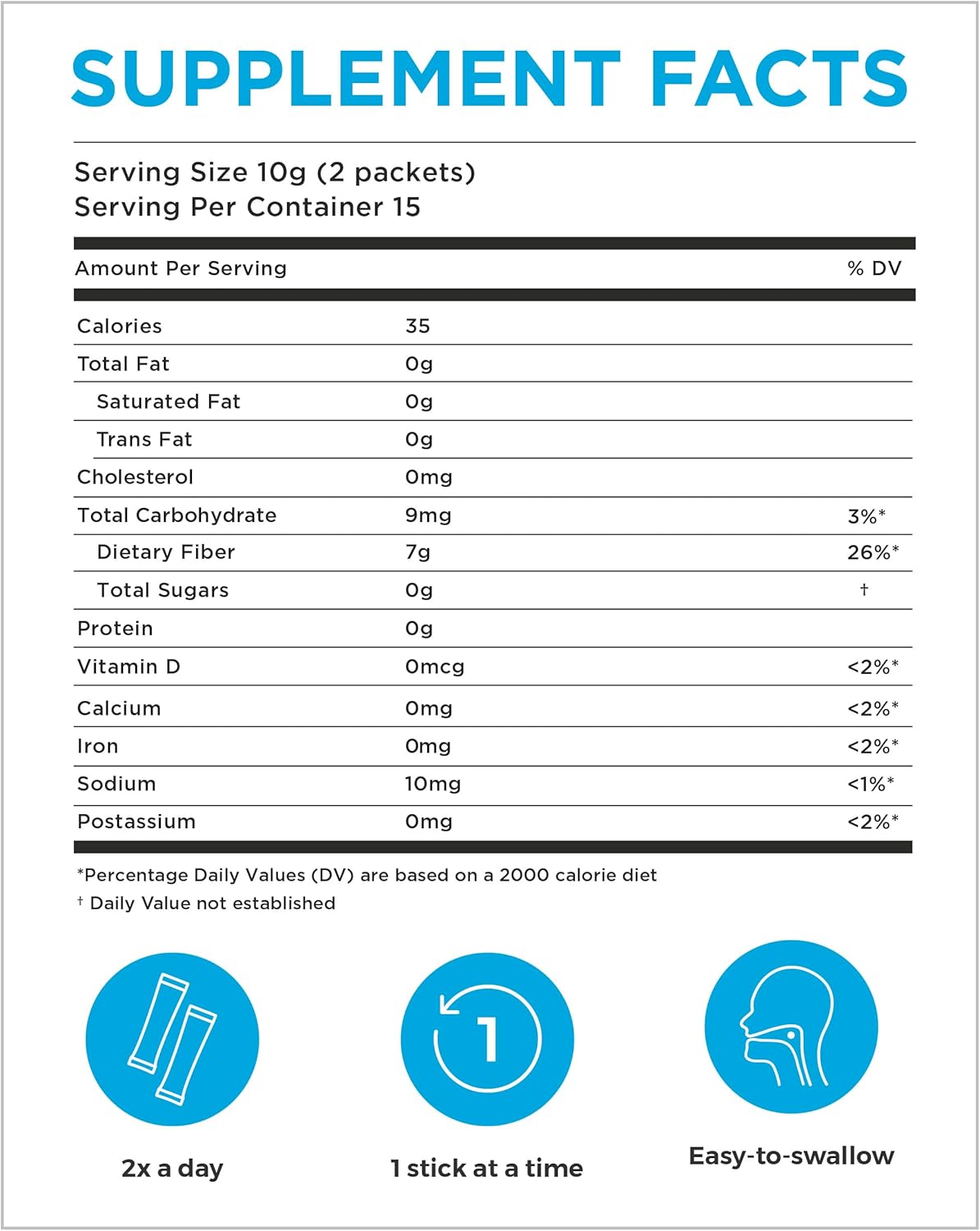 Daejang Sarang Original Psyllium Husk Fiber Sticks - 30 Count, Digestive Health Supplement for Constipation and Bloating Relief, Gut Fiber Support