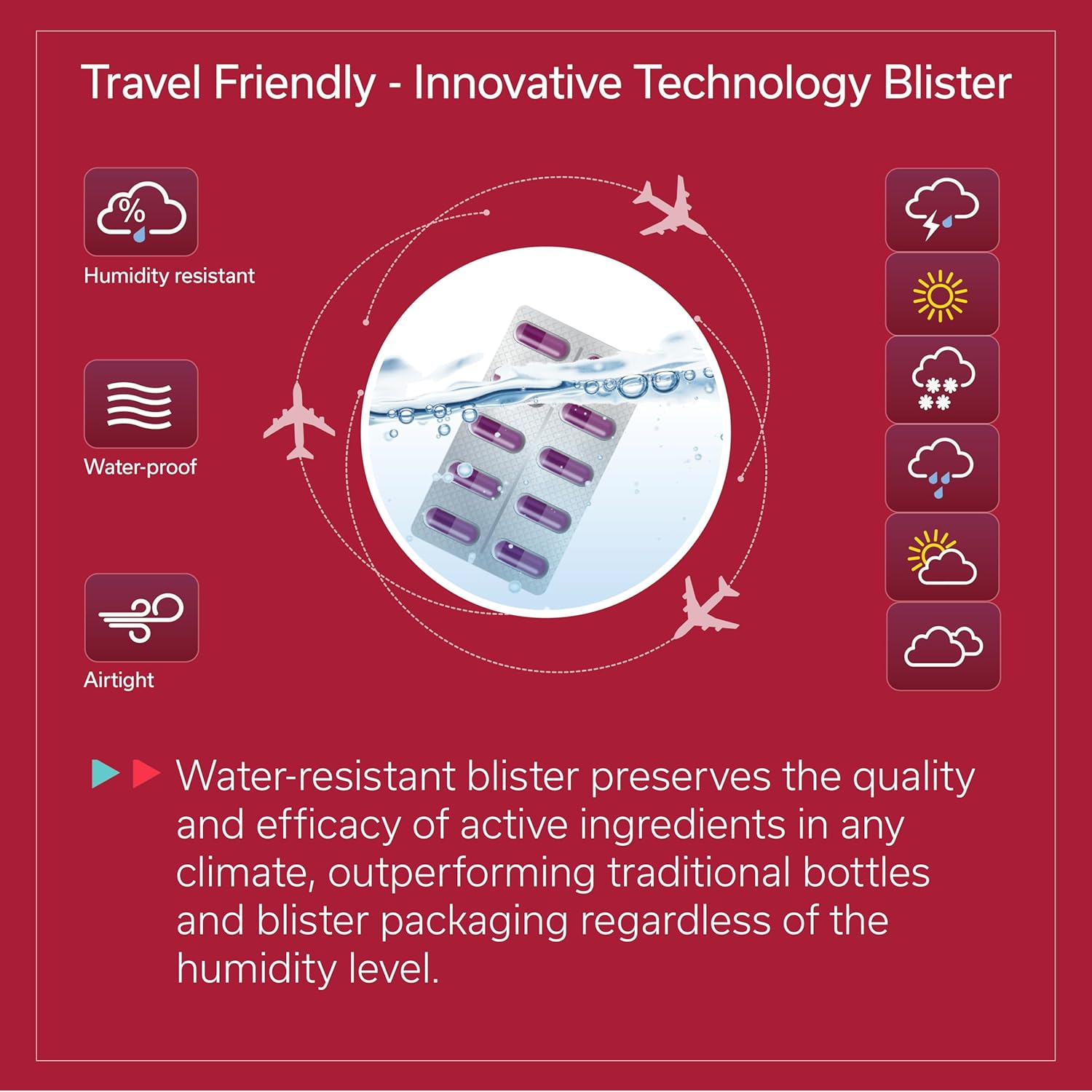 Daily Circulation Supplement for Inflammatory Response with Maqui Berry & Pine Bark Extracts - Antioxidant & Blood Flow Support - 10 Day Supply