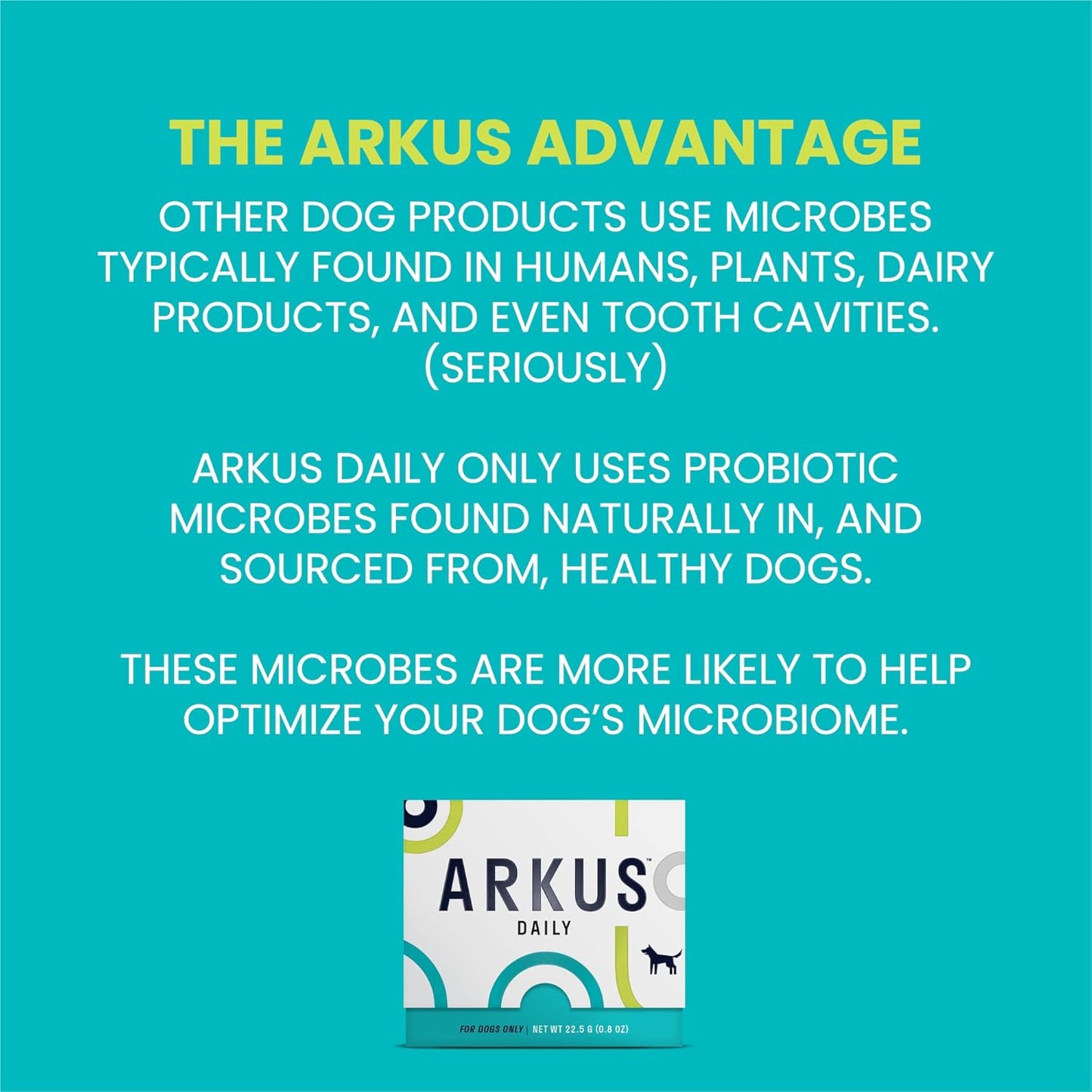 Daily Dog Probiotic with Natural Gut Microbes for Better Digestion and Immune Health