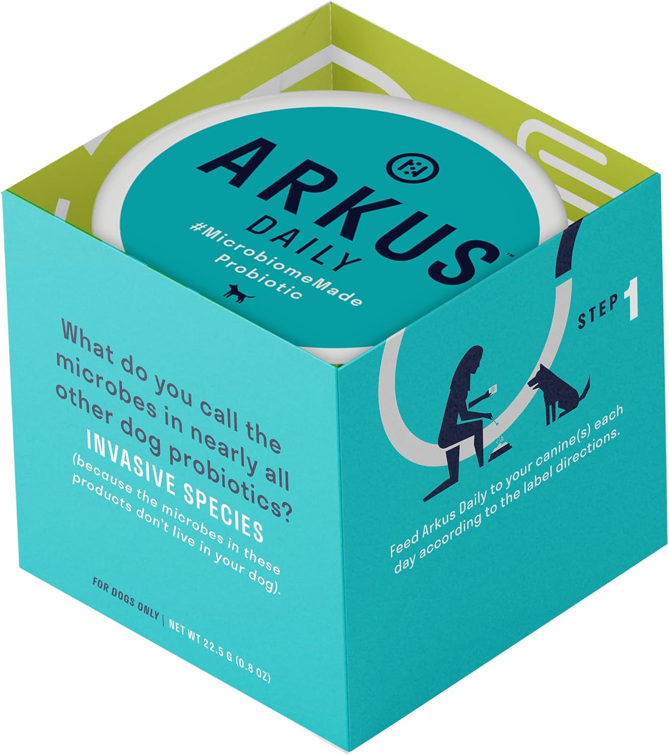 Daily Dog Probiotic with Natural Gut Microbes for Better Digestion and Immune Health