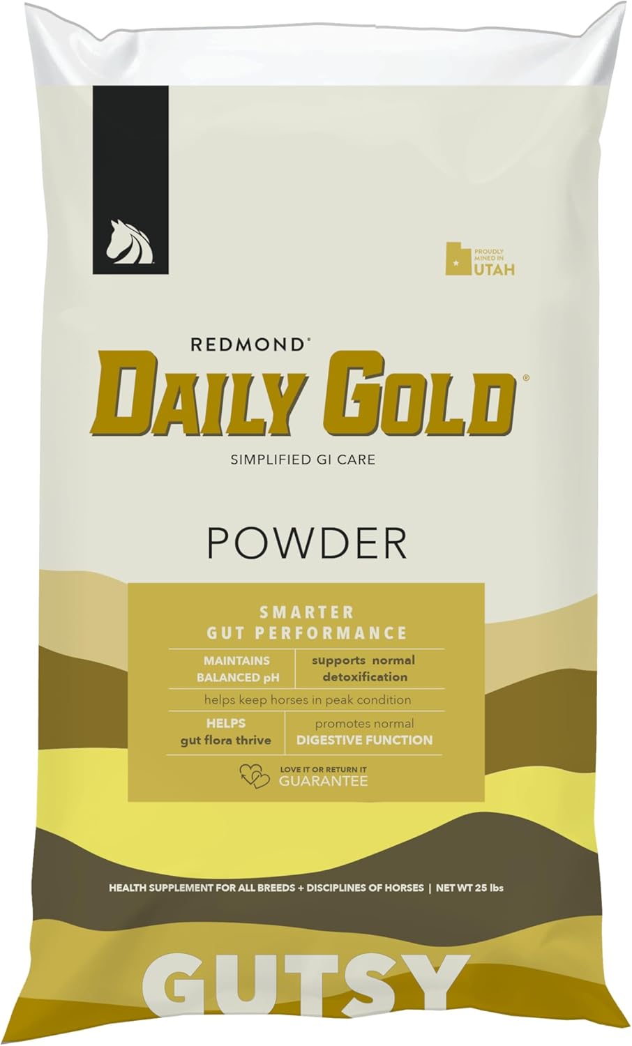 Daily Gold Stress Relief - Natural Digestive and Ulcer Supplement for Horses by REDMOND