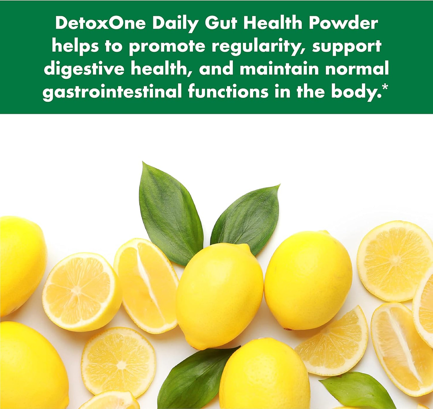 Daily Gut Health Powder for Slimming Formula | Detox Cleanse Supports Digestive Function | Promotes Detoxification, Boosts Energy & Nutrient Absorption
