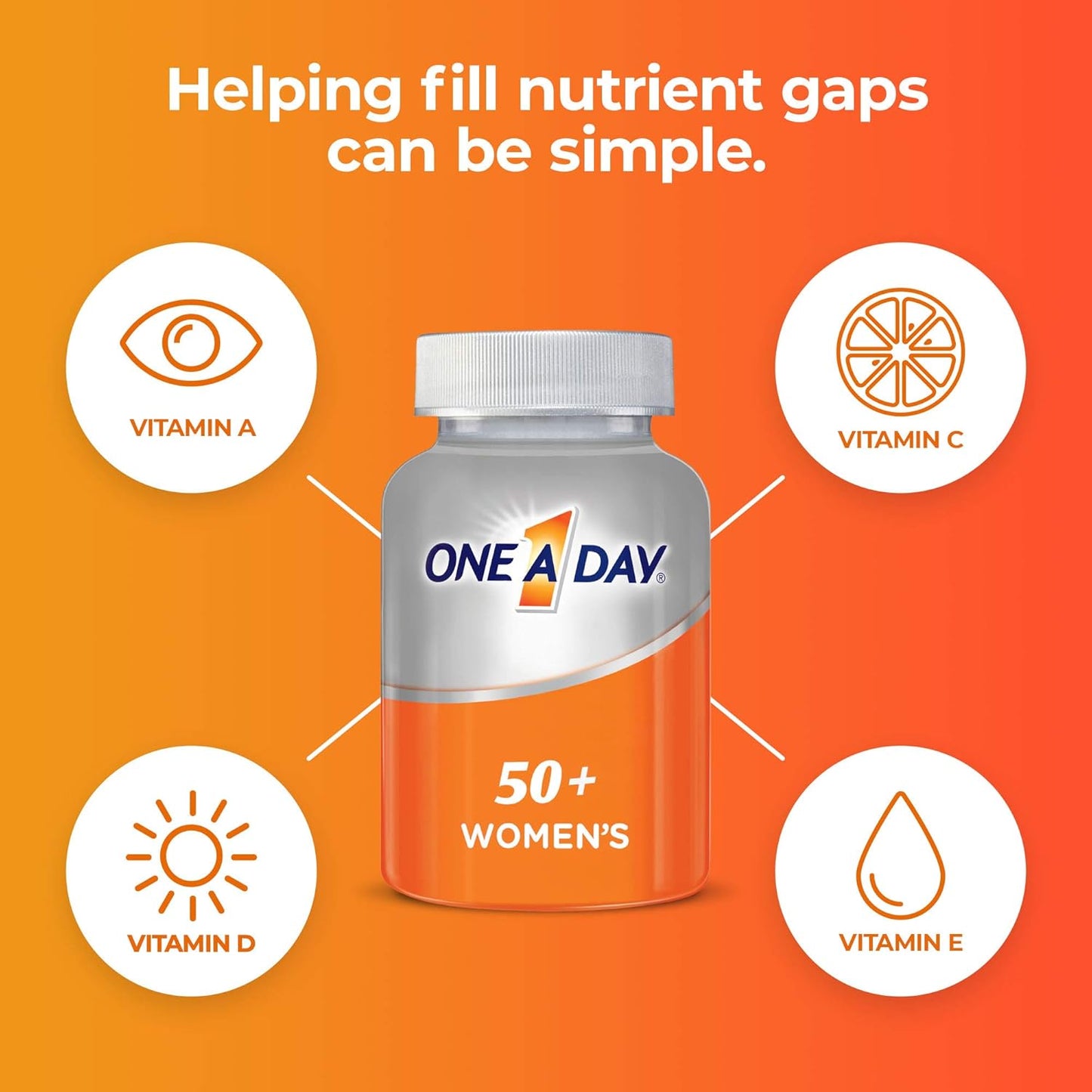 Daily Multivitamin for Men and Women Over 50 - Healthy Advantage Formula
