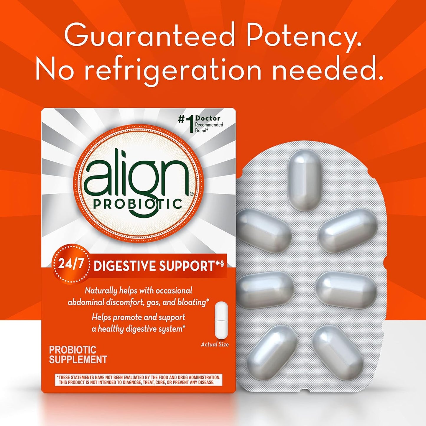 Daily Probiotic Supplement for Digestive Health for Women and Men, 14 Capsules, #1 Recommended by Doctors and Gastroenterologists