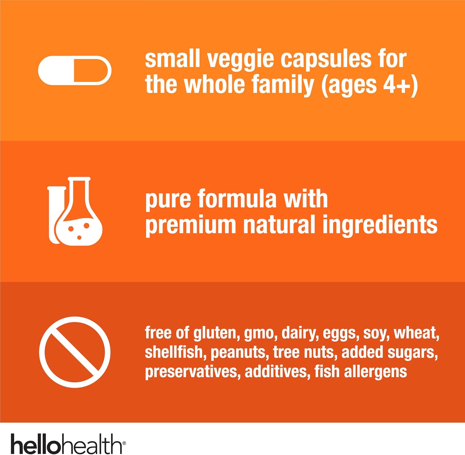 Daily Probiotic with Prebiotics for Gut Health & Immune Support - 15 Strain, Vitamin D3, Folate B Vitamins - Gluten Free - 60 Count