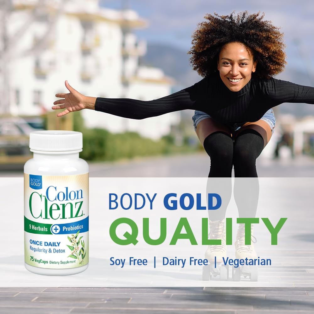 Daily Support for Regularity & Detox with Herbs & Probiotics - 75 CT