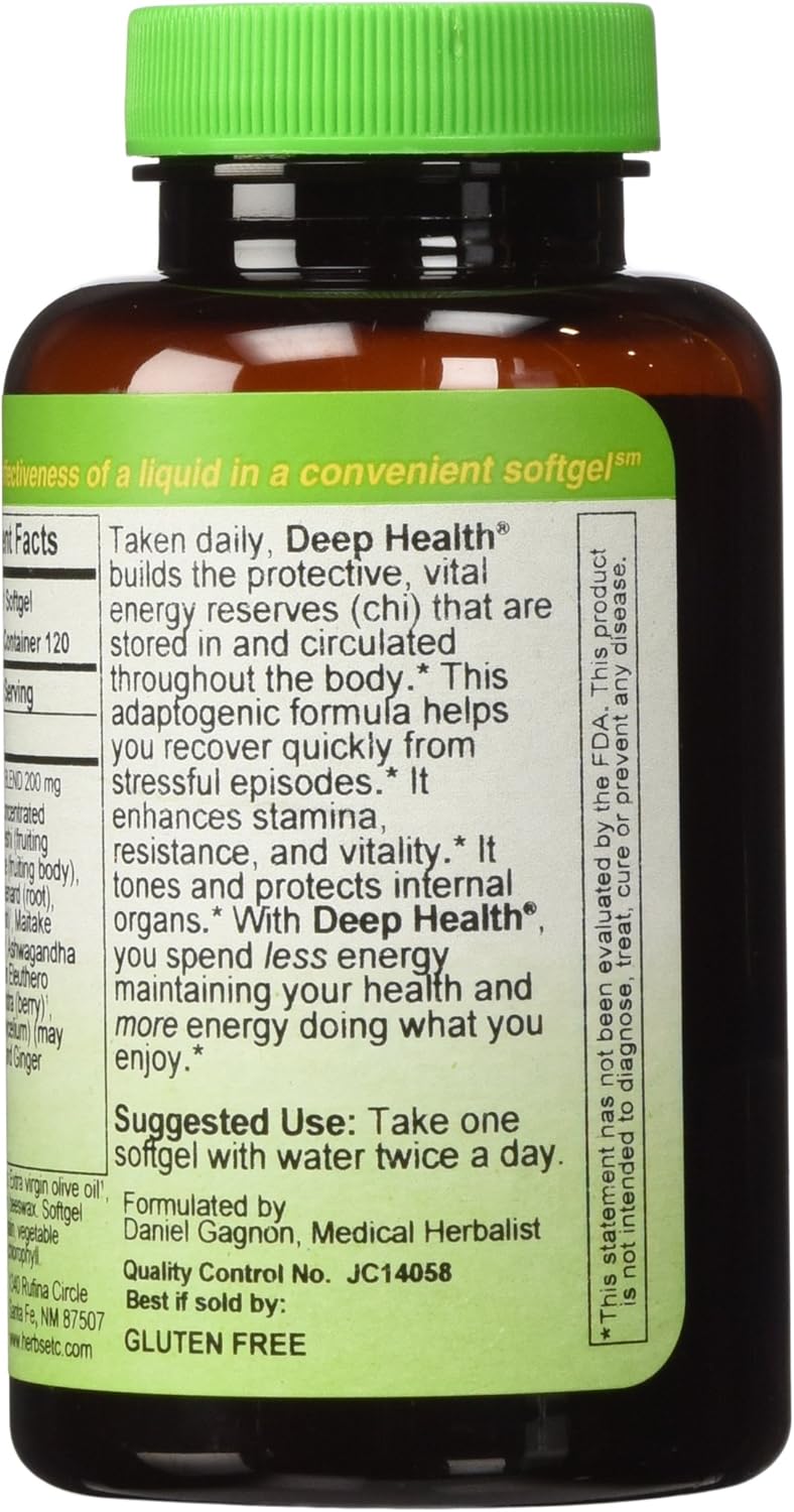 Daily Use Adaptogen Supplement for Immune Health & Energy - 120 Softgels