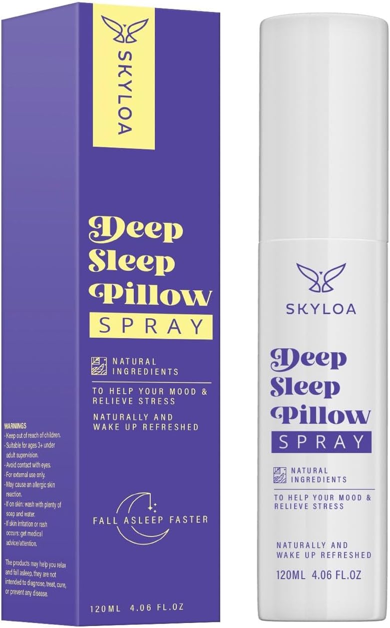 DAONEG Skyloa Deep Sleep Pillow Spray with Lavender 120ml - Natural Relaxation Aid for Restful Sleep